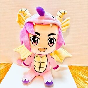 Misa Inquisitor Master Fairtyale Dragon Plush 11in Purple 2020 Juniper Anime